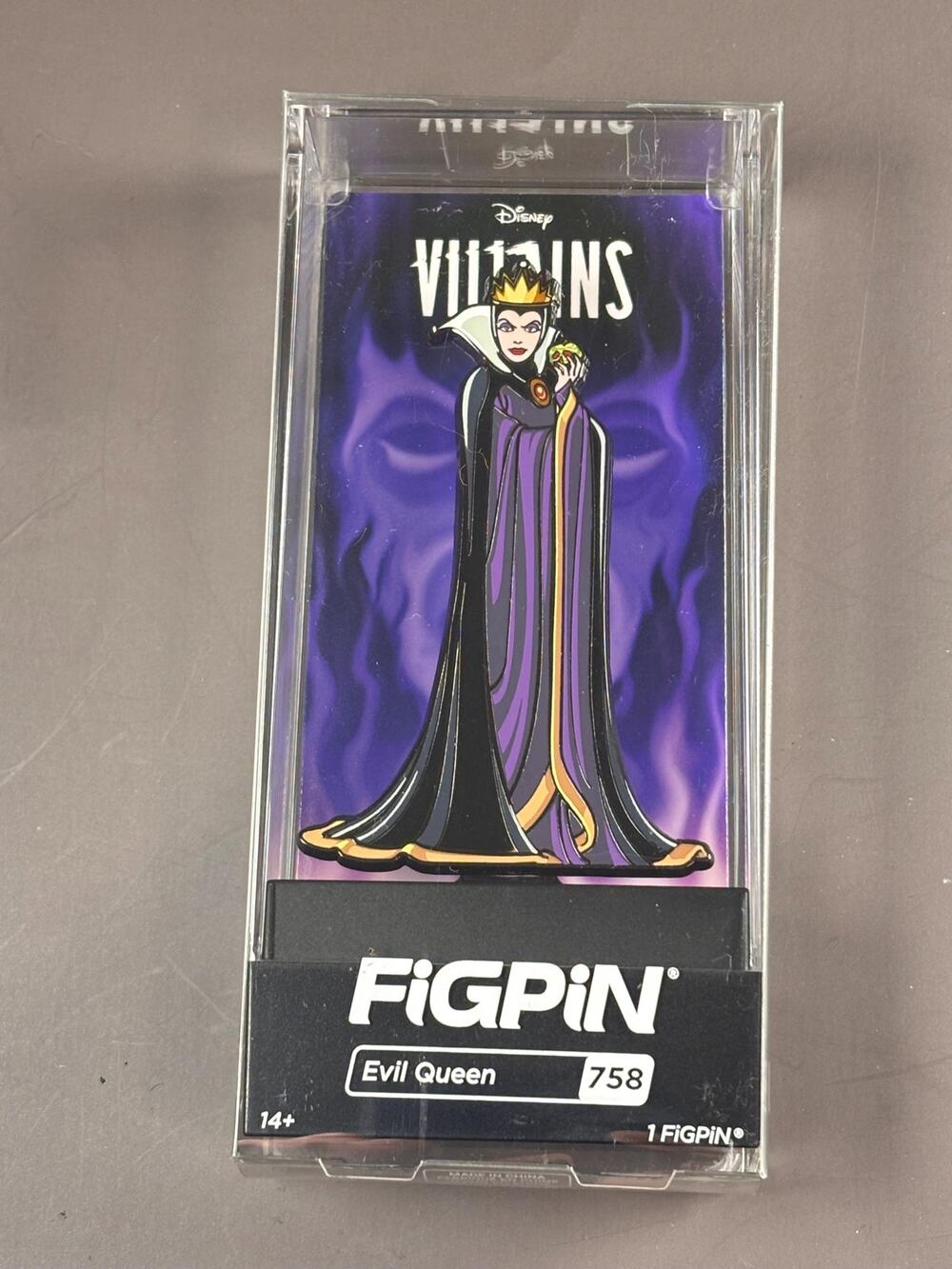 Figpin #758 Disney Villains Evil Queen Collectible Figural Enamel Pin New